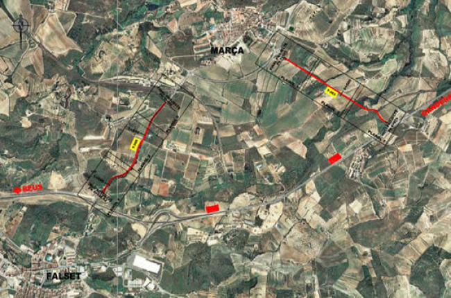 Comencen les obres de millora a les carreteres T 300 i T 363 a Marçà