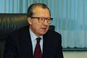 Imatge de l'expresident de la Comissió Europea Jacques Delors.