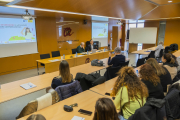 Jornada de presentació dels resultats de l’enquesta, ahir a la Sala de Juntes de la URV.