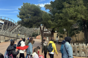 Imatge de l’atracció Tomahawk de Port Aventura, el dia de l’accident, el passat 11 de febrer al matí.