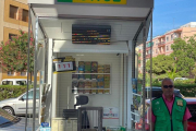 Un dels quiosquets renovats de l’ONCE.