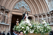 Procesión de la Virgen de la Soledad.