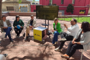 Imatge de l’acte celebrat per ERC a la terrassa del bar Rock & Reus.