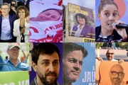 Fotomuntatge amb els candidats al 9-J d'ERC, PSC, Comuns, Junts, Vox, C's, Podem i PP