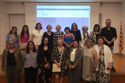 Representants de Women’s Legacy amb membres de Veus de dona, l’APELLC, URV, l’ICE, i els serveis Territorials de Cultura i Educació.