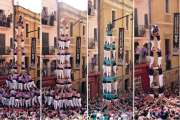 2de9fm de la Jove; 4de9f dels Xiquets de Tarragona; 3de8 de la CC de Sant Pere i Sant Pau i 2de7 dels Xiquets del Serrallo.