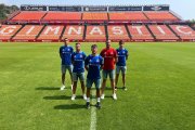 Els cinc capitans del Nàstic per a la temporada 2024/2025.