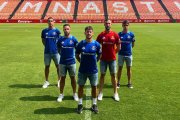 Els cinc capitans del Nàstic per a la temporada 2024/2025.
