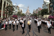 Imatge de la Banda de Música d'Ulldecona a Disneyland París.
