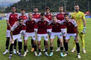 Imatge de l’onze titular que va jugar contra l’Amorebieta el darrer diumenge.