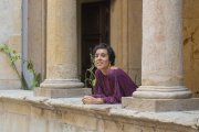 Marta Soldado el passat dimarts a l’Antic Ajuntament de Tarragona, on va presentar la novel·la guanyadora.
