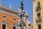 3de8 de la Colla Castellera de Sant Pere i Sant Pau per Santa Tecla.