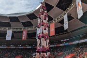 Els Moixigangers d’Igualada van realitzar el 4 de 9 amb folre a la segona ronda.