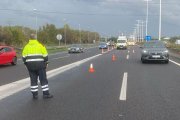 Imatge d'arxiu d'un control de mobilitat dels Mossos arran de la DANA el passat 4 de novembre.