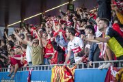Imatge d ela Marea Grana a l'estadi Johan Cruyff la temporada passada.