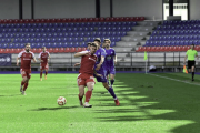 El central Antonio Leal durant el duel contra l’Ourense disputat el darrer cap de setmana.