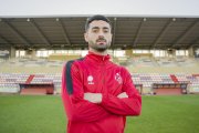El capità del Reus FC Reddis, Xavi Jaime, després d’un entrenament a l’Estadi Municipal.