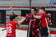 Els jugadors del Reus Deportiu celebrant una victòria.