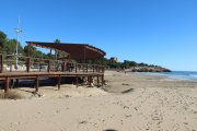 Imagen de la playa de l'Arrabassada de Tarragona.