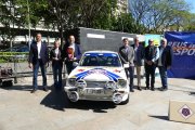 Els representants de les diferents institucions organitzadores del Rally Catalunya-Costa Daurada Legend durant la presentació.