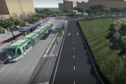 Render de la primera fase del tramvia.
