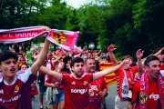 Més de 350 nastiquers van viatjar a San Sebastián, molts d’ells ho van fer sense entrada, i van convertir Zubieta en el Nou Estadi.
