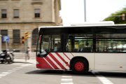 Imatge d'un autobús de l'EMT.