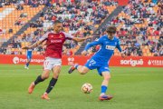 Pablo Fernández, durant el partit davant de l'Amorebieta.