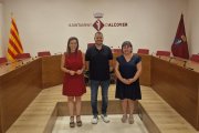 L'alcalde d'Alcover amb l'alcaldessa de Reus i la consellera delegada FuneCamp.
