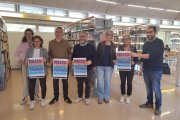 Fotografia de l’acte de presentació del Festival de la Paraula a la Biblioteca Xavier Amorós.