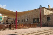 Imatge del parc infantil de la plaça Joaquim Boronat, on s’han proposat una ampliació i millores.