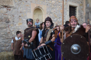 Unes 300 persones han participat en la recreació de la sortida del Rei Jaume I del port de Salou cap a la conquesta de Mallorca.