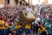 L'Aligueta de Tarragona ha sorprès a tots els tarragonins amb la seva nova indumentària.