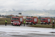 Simulacre d'accident aeri a l'Aeroport de Reus