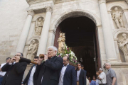 Valls vivia ahir un dels seus actes més multitudinaris d'aquesta Festa Major de Sant Joan, amb motiu de la celebració dels actes centrals dels 650 anys de la Imatge de la Mare de Déu del Lledó.