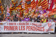 La mobilització a començat a la plaça Imperial Tarraco i ha finalitzat al Balcó del Mediterrani