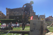 Imatges de la cita de Bike Trial, puntuable per a la Copa Catalana, disputada al castell d'Altafulla.