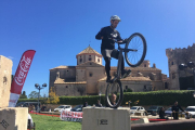 Imatges de la cita de Bike Trial, puntuable per a la Copa Catalana, disputada al castell d'Altafulla.