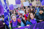 Recull de les millors imatges de la manifestació del Dia de la Dona a Tarragona