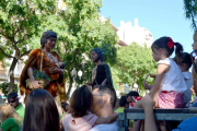 Trobada de Gegants i Nans de Sant Magí, durant la qual s'han presentat els Gegants Egipcis de Tarragona.