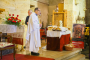 Benedicció d'animals a l'església de Sant Llorenç