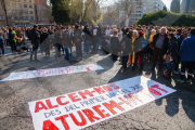 Concentració i talls del matí a Tarragona (I)