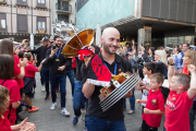 Recepció institucional dels jugadors del Reus Deportiu d'Hoquei