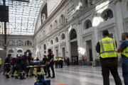 Accident de tren a l'estació de França