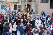 Viacrucis de la Sang a les muralles de Tarragona.