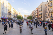 Unas 600 personas se concentran en Tarragona para rechazar la inhabilitación de Torra