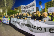 Manifestació per la seguretat a la petroquímica pels carrers de Tarragona