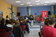 Fotografies de l'acte en commemoració al Dia Mundial de la Poesia 2017, que ha tingut lloc de 12h a 14h a la Biblioteca Pública de Tarragona.