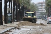 Diversos carrers del municipi han quedat completament inundats