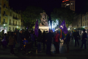 Manifestació a Tarragona en el dia contra la violència de gènere.